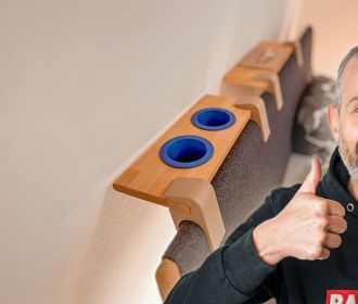 Bastelsaal: Nachttisch aus dem 3D-Drucker?! Sieht aus wie echtes Holz!
