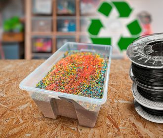 Bastelsaal: 20kg PLA recycelt - lohnt sich der Aufwand?